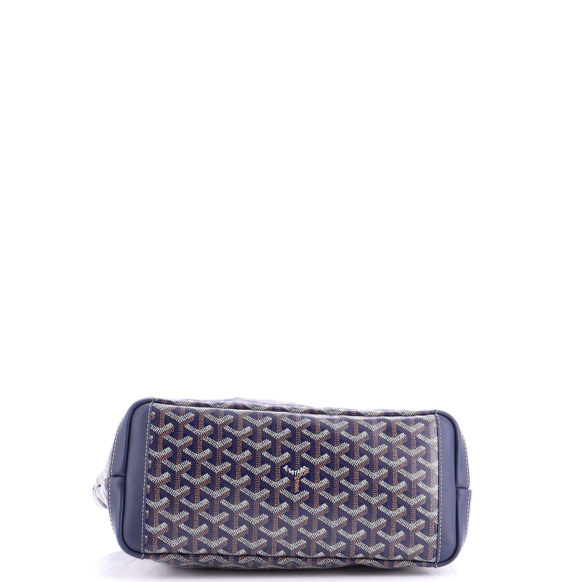 Pre-Owned Goyard Artois Tote Coated Canvas PM, Alternate, color, Blue