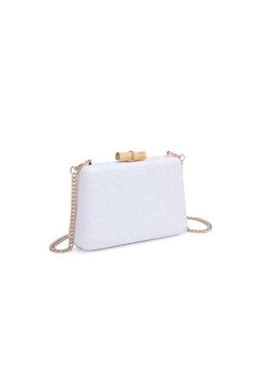 Moda Luxe Melina Evening Bag In White
