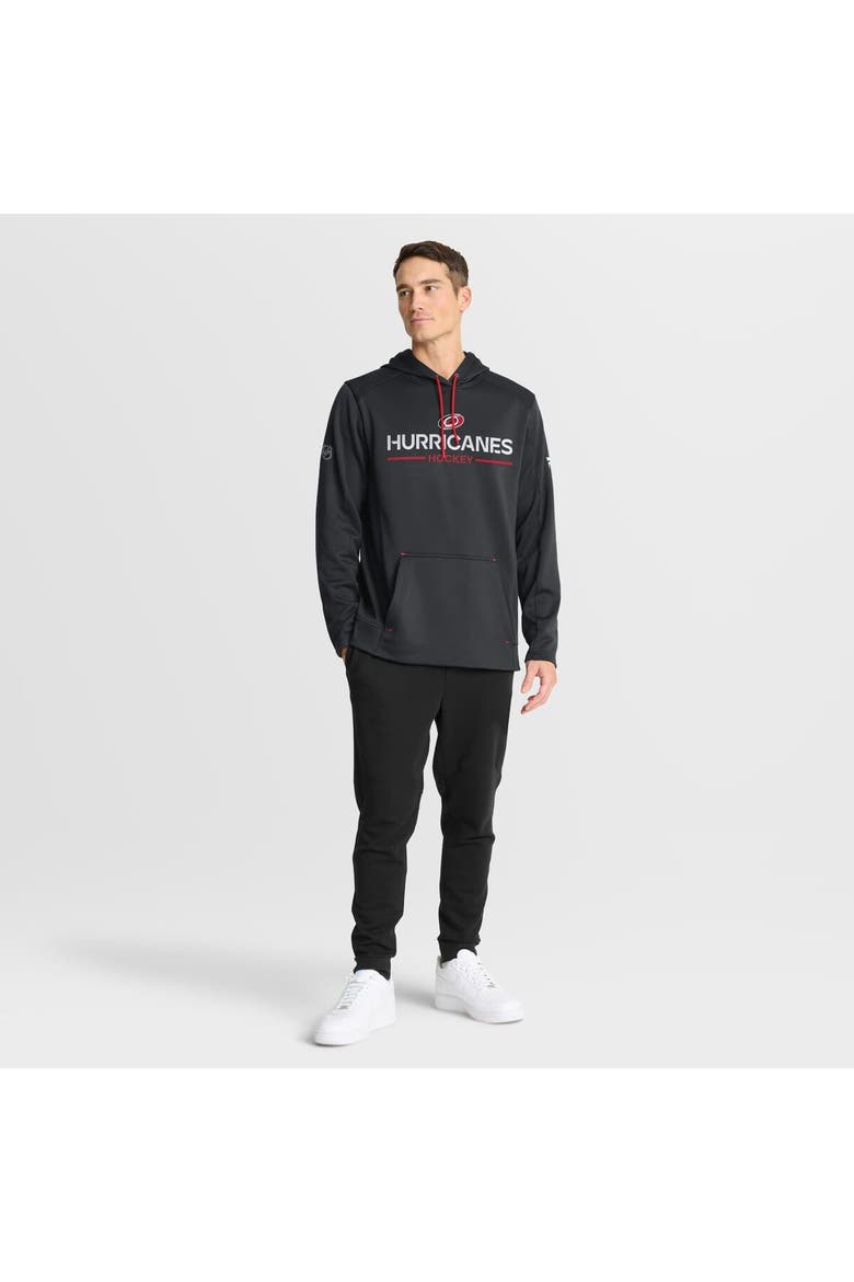 Men's Fanatics Black Carolina Hurricanes Authentic Pro Rink Hoodie, Alternate, color, Black