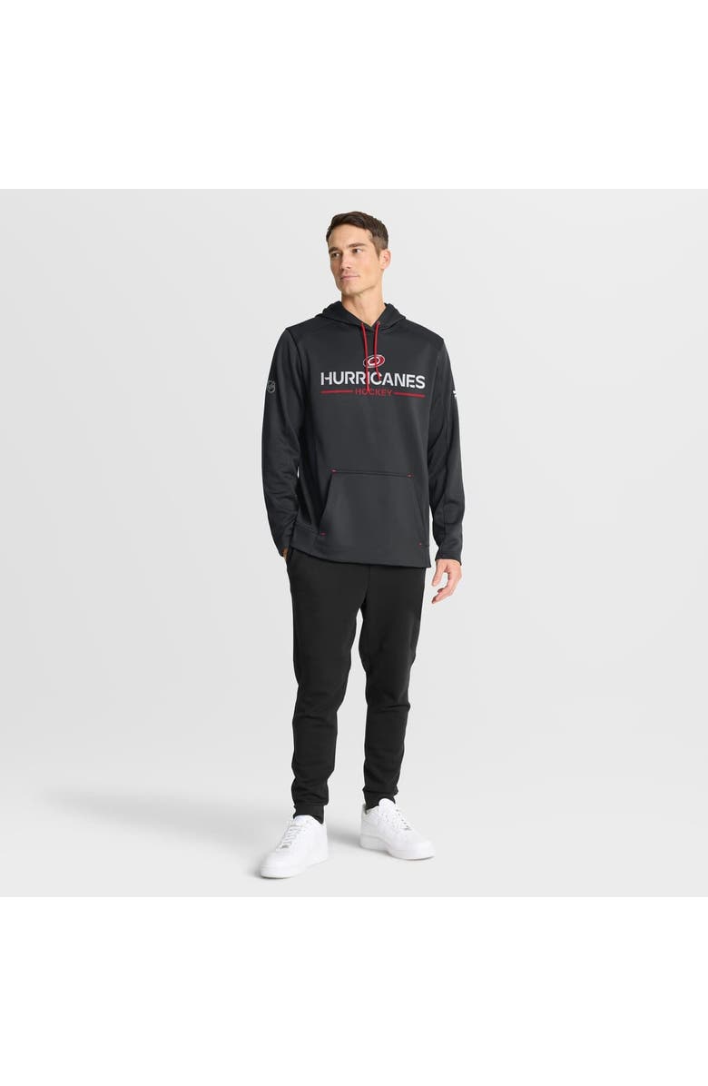 FANATICS Men's Fanatics Black Carolina Hurricanes Authentic Pro Rink Hoodie, Alternate, color, Black