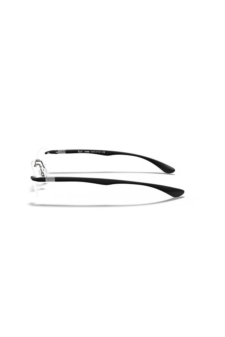 54mm Rectangle optical glasses, Alternate, color, Grey