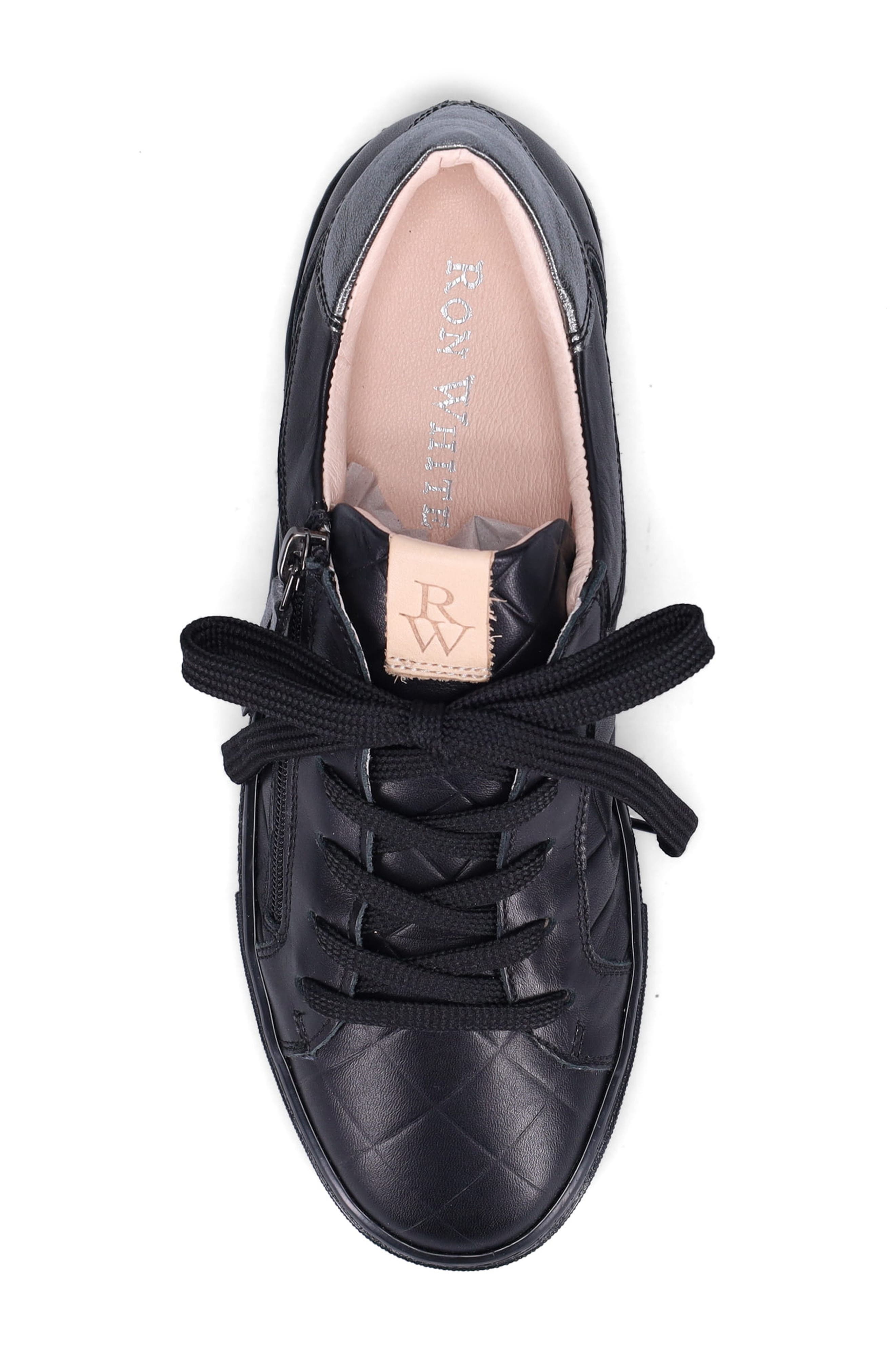 Ron White Olivya Quilted Sneaker, Alternate, color, Onyx