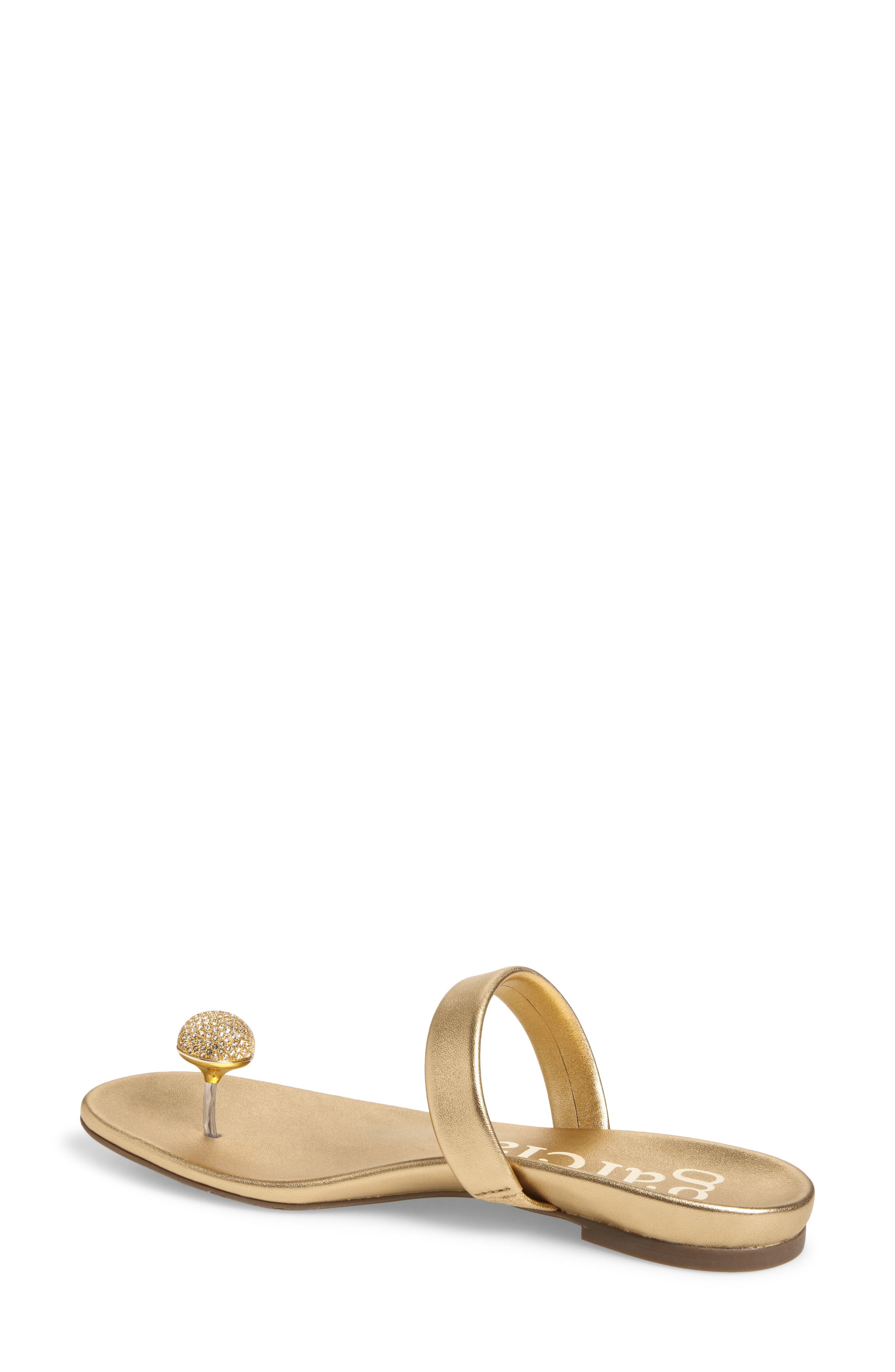 Pedro Garcia Bria Crystal Embellished Flip Flop, Alternate, color, 