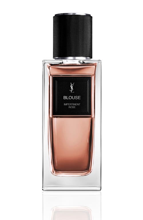 Saint Laurent Yves Blouse In Transparent