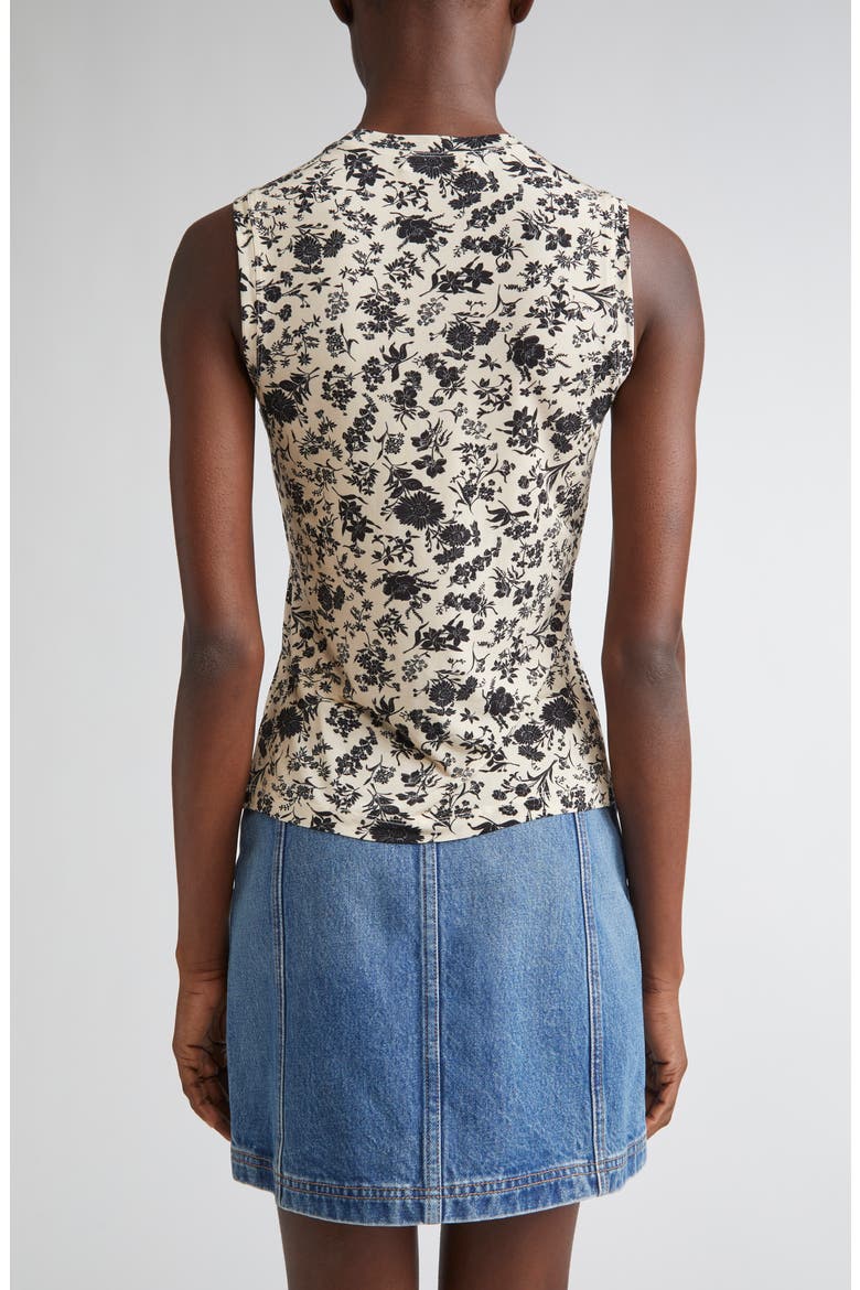 Ines Sleeveless Top, Alternate, color, WHITE GARDENIA