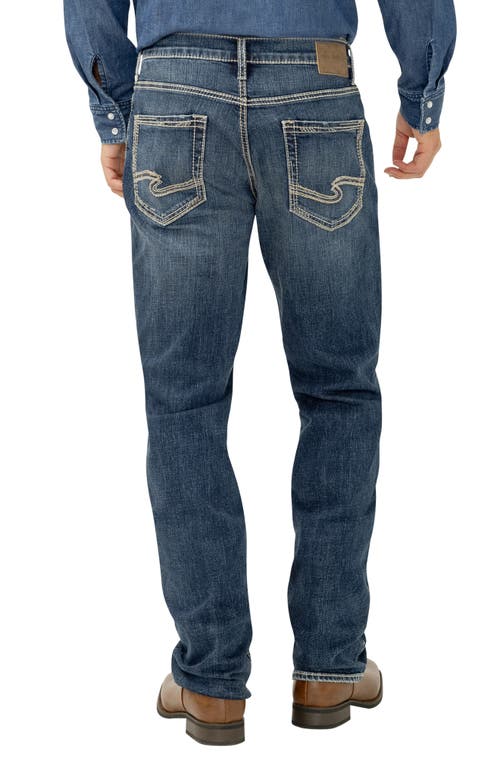 Silver Jeans Co. Zac Relaxed Fit Straight Leg Jeans In Blue