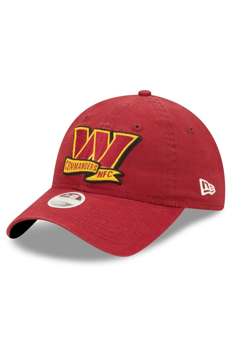 Women's New Era Burgundy Washington Commanders 2022 Sideline Adjustable 9TWENTY Hat, Alternate, color, Burgundy