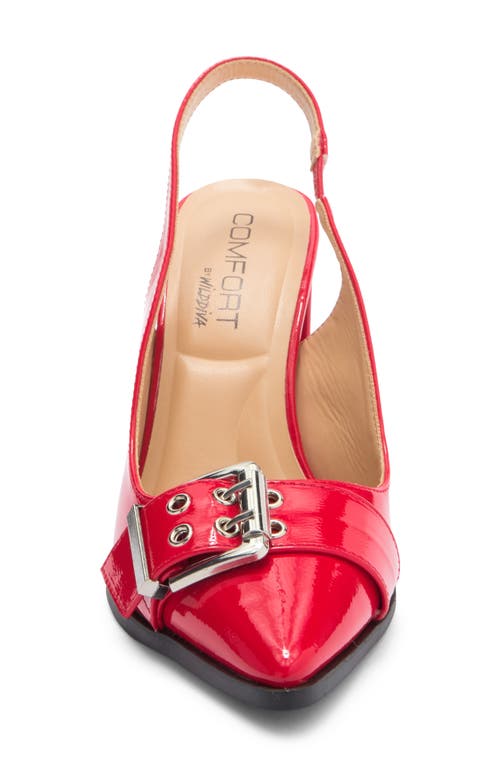 Wild Diva Lounge Amore Slingback Pump In Red