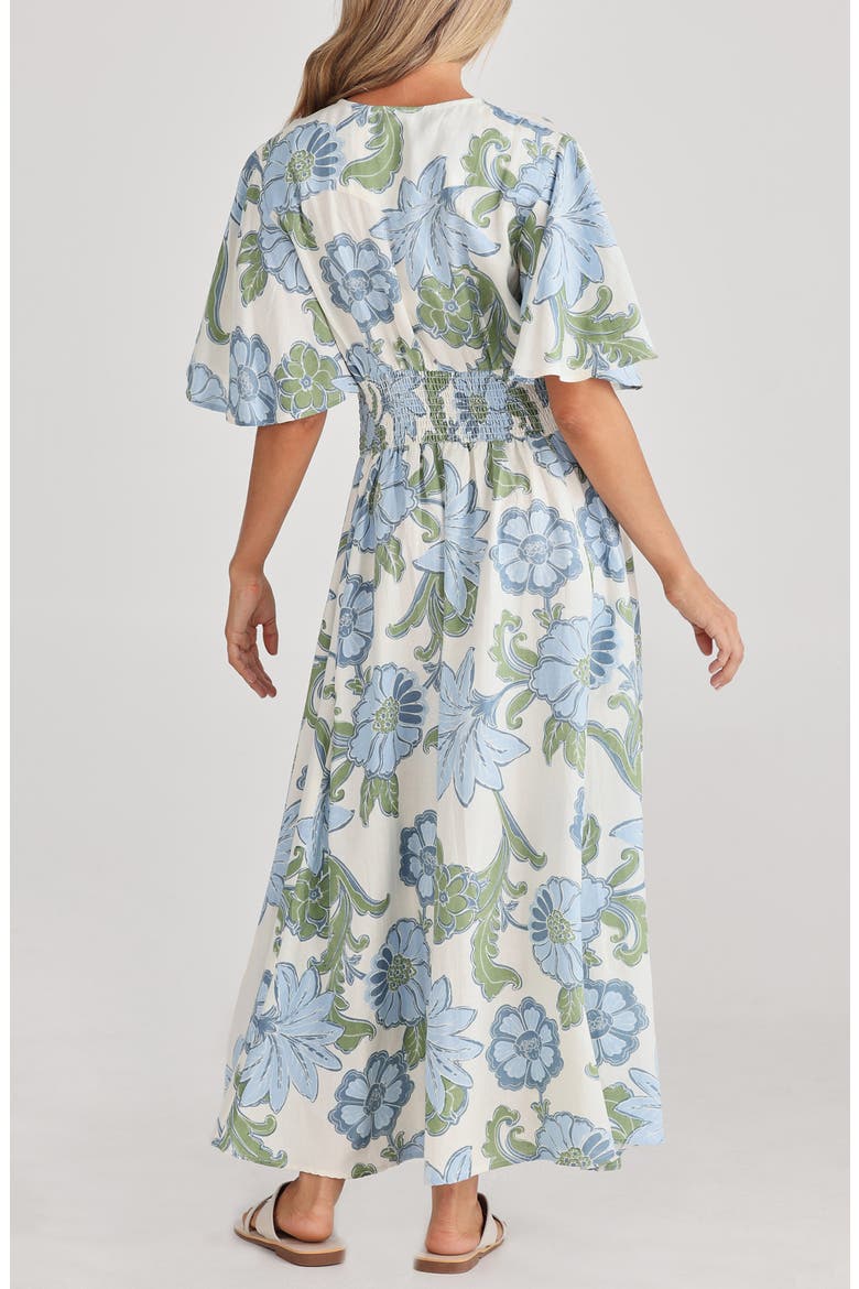 Harlow Smocked Waist Maxi Dress, Alternate, color, IBIZA