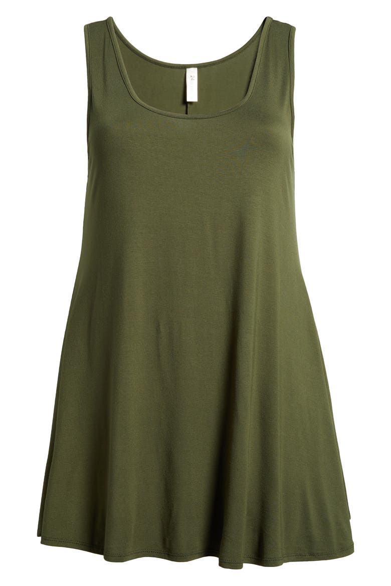 Jersey Tunic Tank, Alternate, color, OLIVE