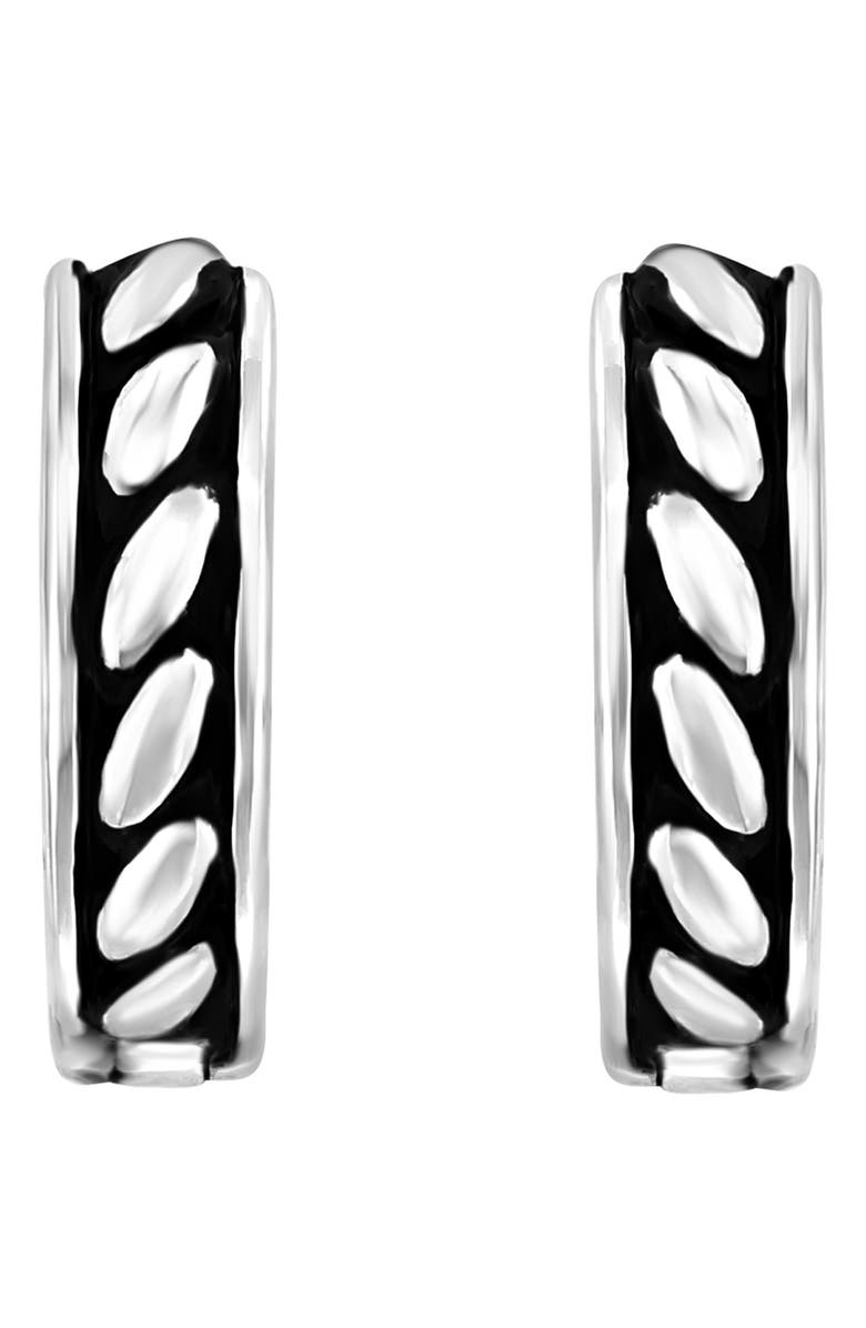 EFFY Sterling Silver Hoop Earrings, Main, color, 