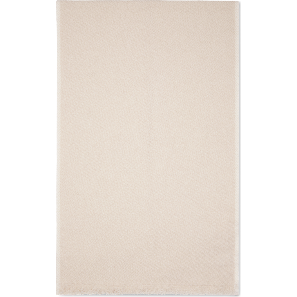 Brunello Cucinelli Cashmere Diagonal Scarf In Buff