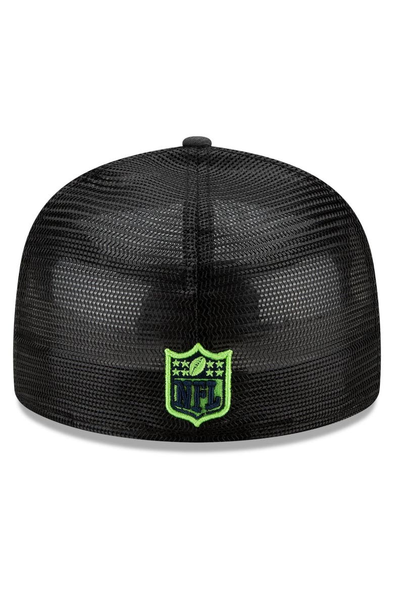 Men's New Era Graphite/College Navy Seattle Seahawks 2021 NFL Draft On-Stage 59FIFTY Fitted Hat, Alternate, color, Graphite