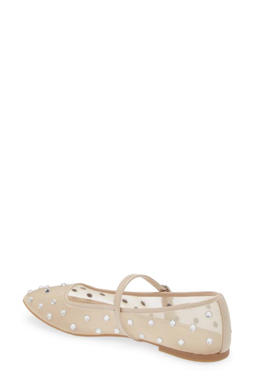 Open Edit Desi Mary Jane Flat In Beige Sand