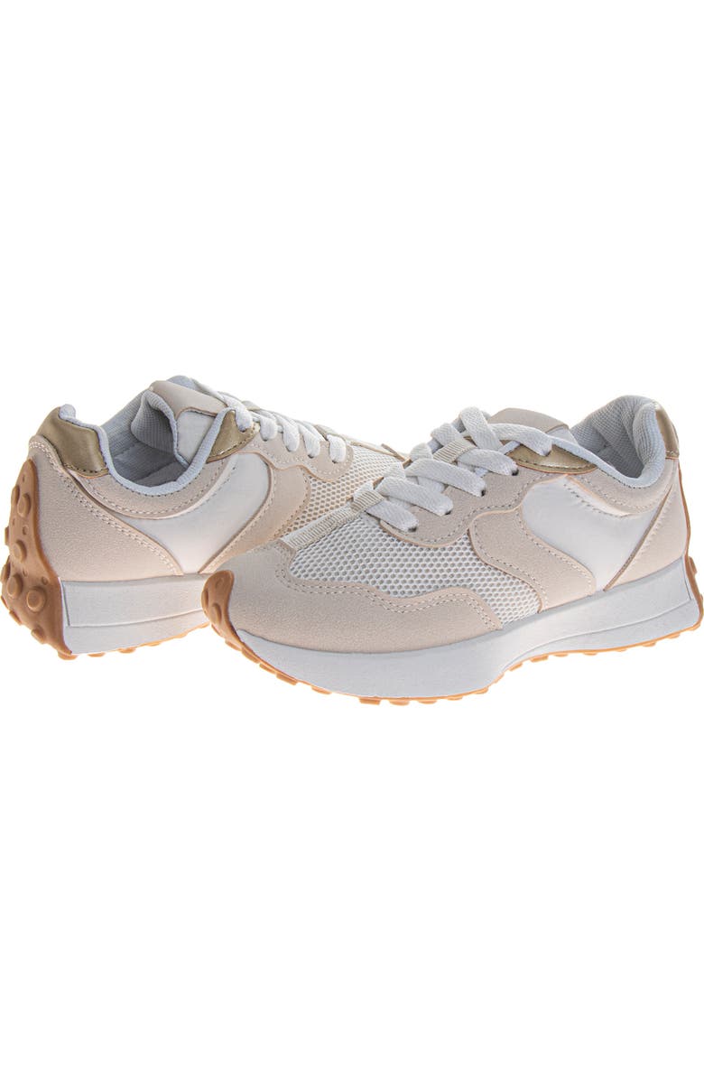 Kensie Kids' Layered Mesh Lace-Up Sneaker, Alternate, color,