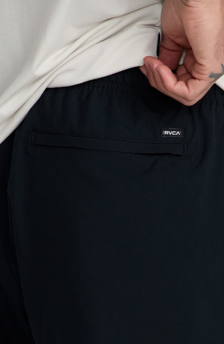 RVCA Yogger Stretch Shorts, Alternate, color, Black