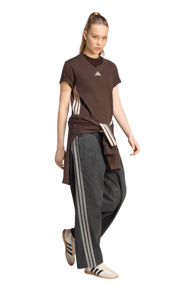 Plein Air Wide Leg Track Pants, Alternate, color, BLACK