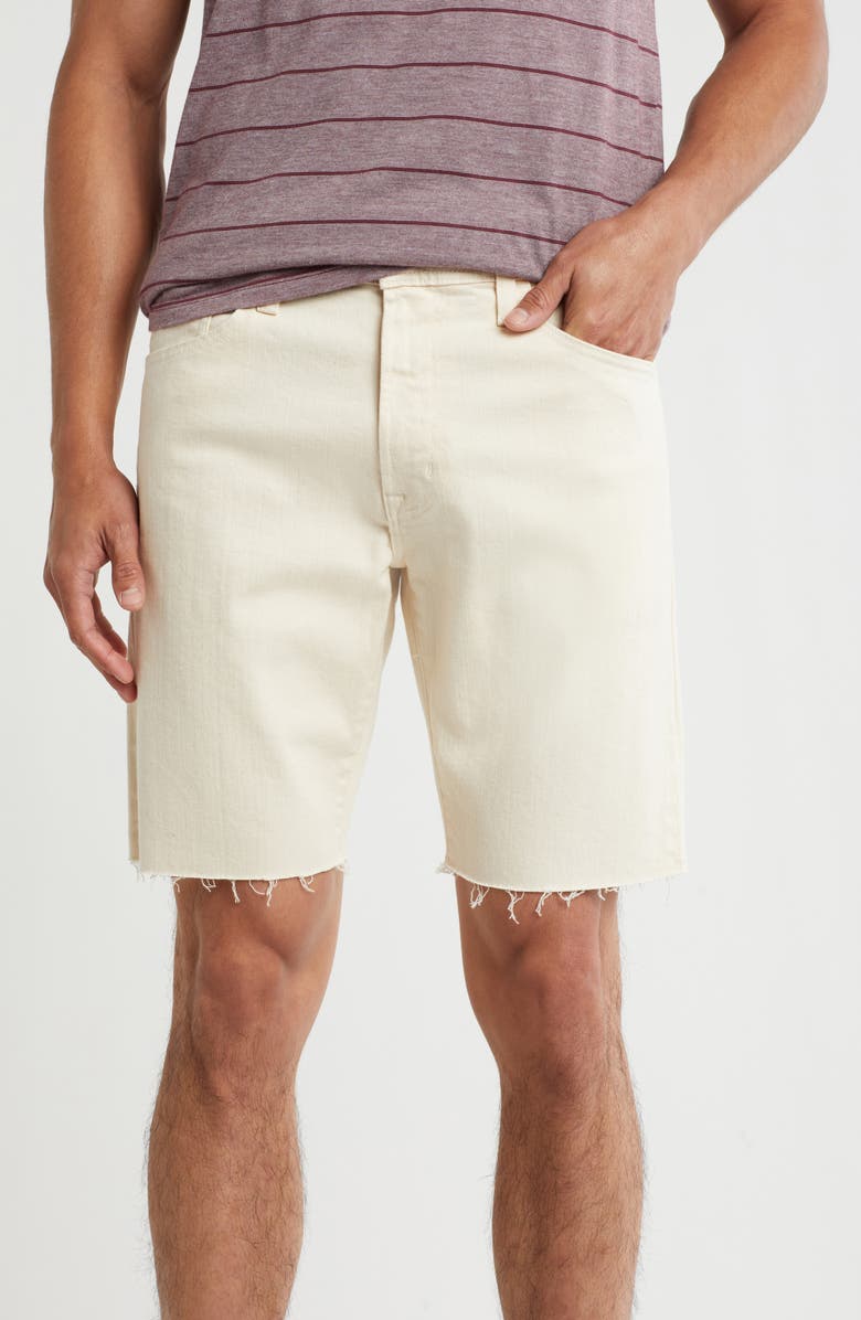 AG Everett Raw Hem Denim Shorts, Main, color,
