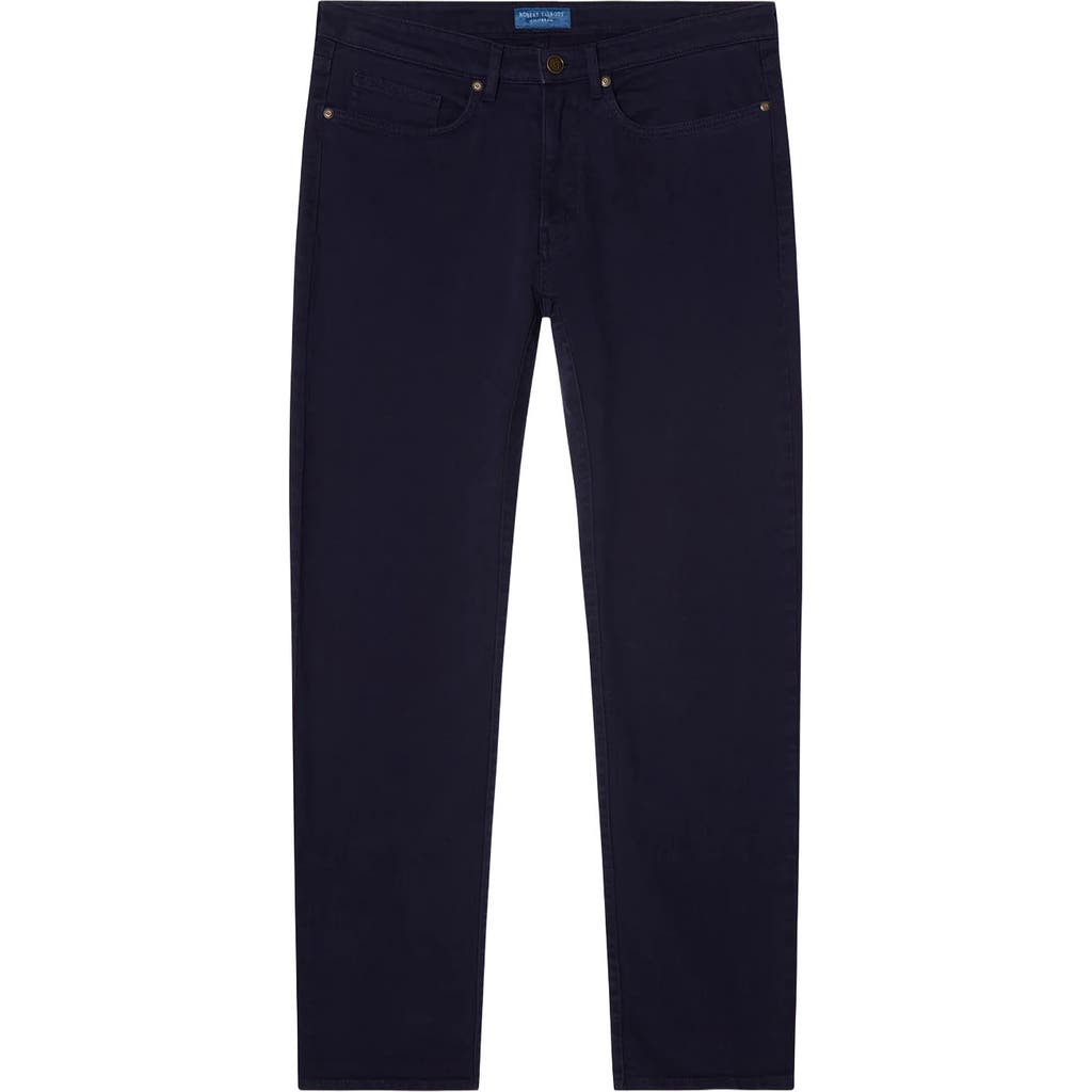 Robert Talbott Hudson Comfort Stretch 5 Pocket Pant In Blue