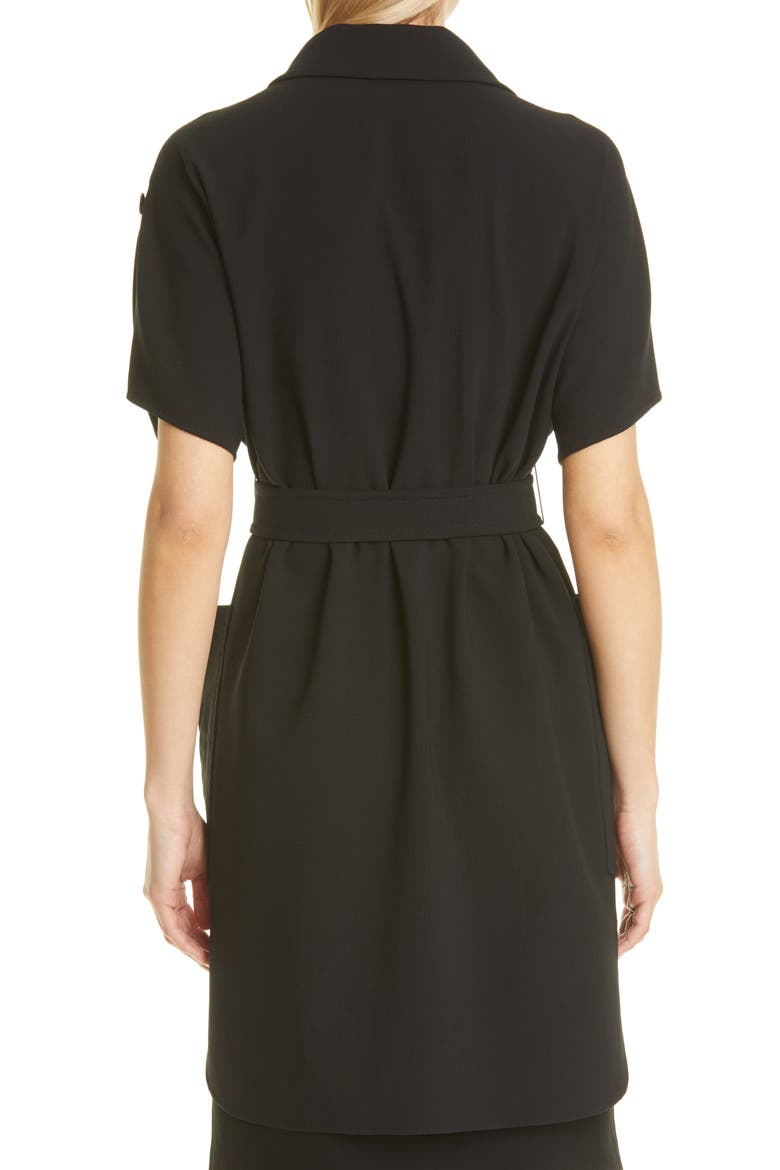 Cestino Wool Stretch Crepe Jacket, Alternate, color, BLACK