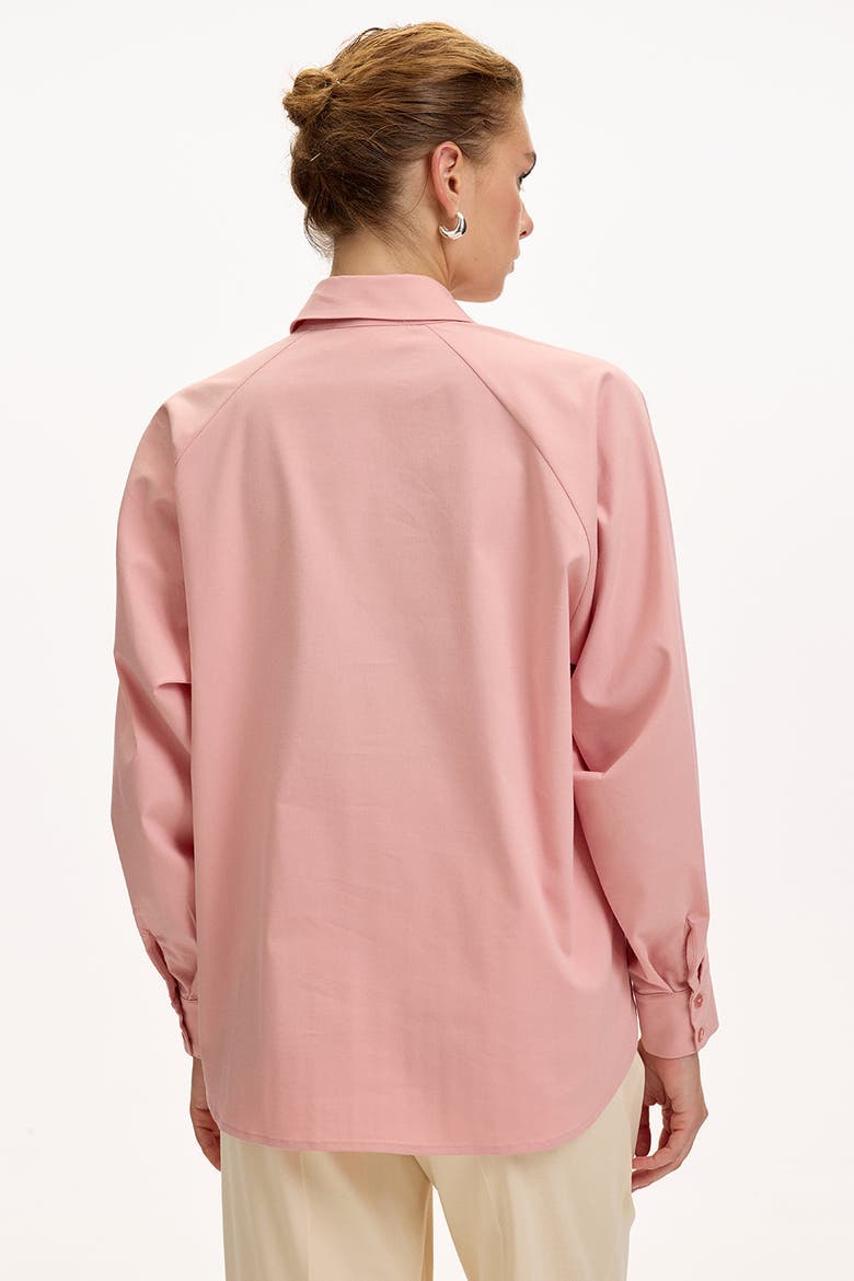 Jaelyn Embellished Long Sleeve Shirt, Alternate, color, LIGHT PINK
