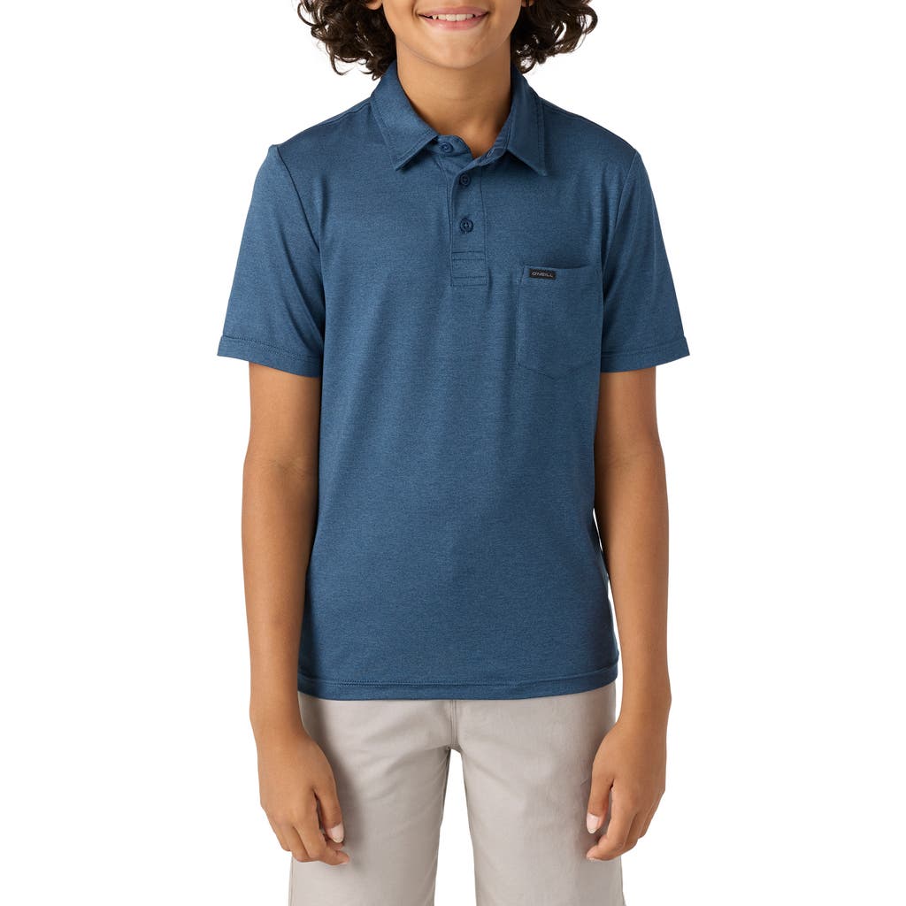 O'neill Kids' Trvlr Performance Polo In Blue