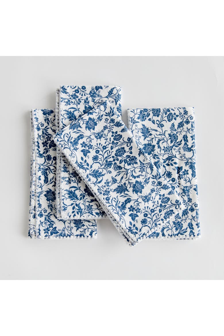 Bella Napkins Set of 4, Alternate, color, Blue
