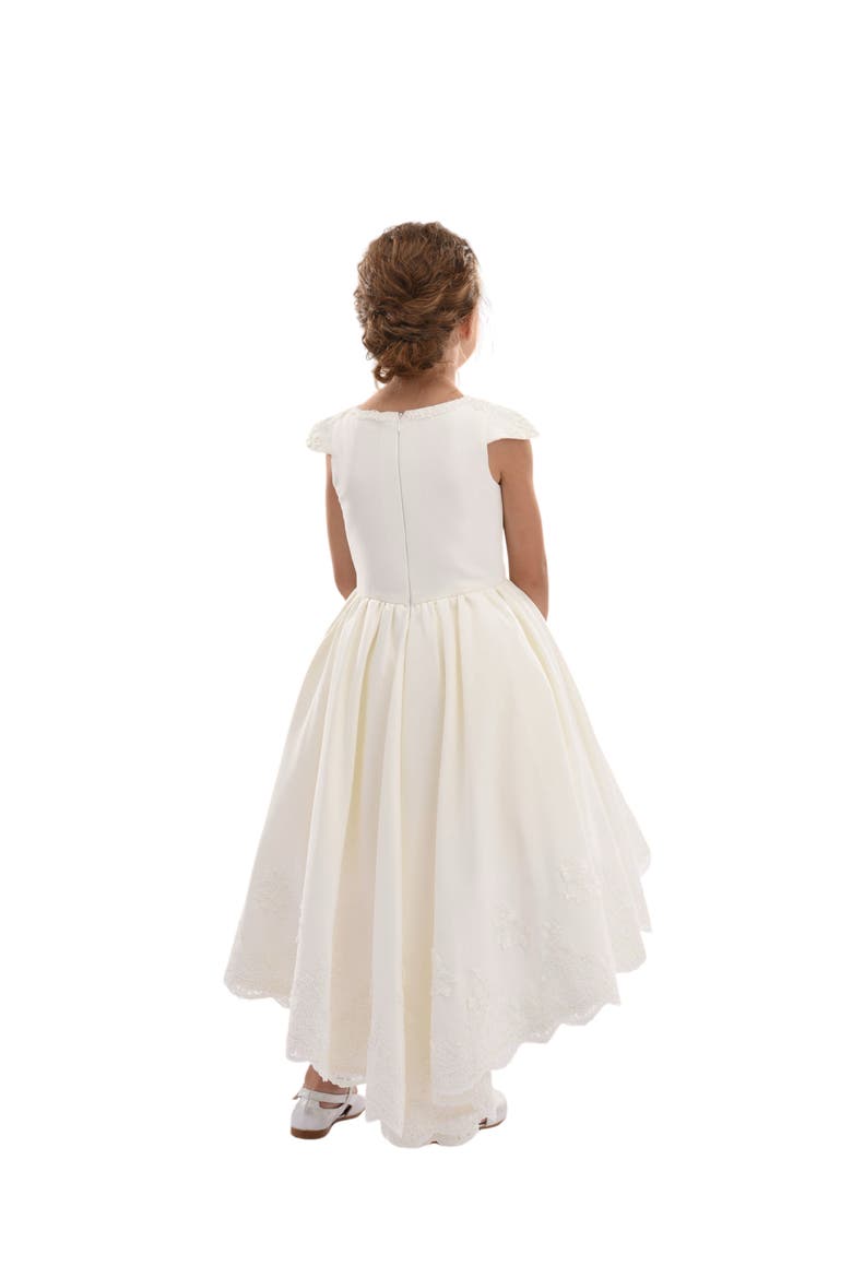 Cresci Hilo Bow Dress, Alternate, color, White