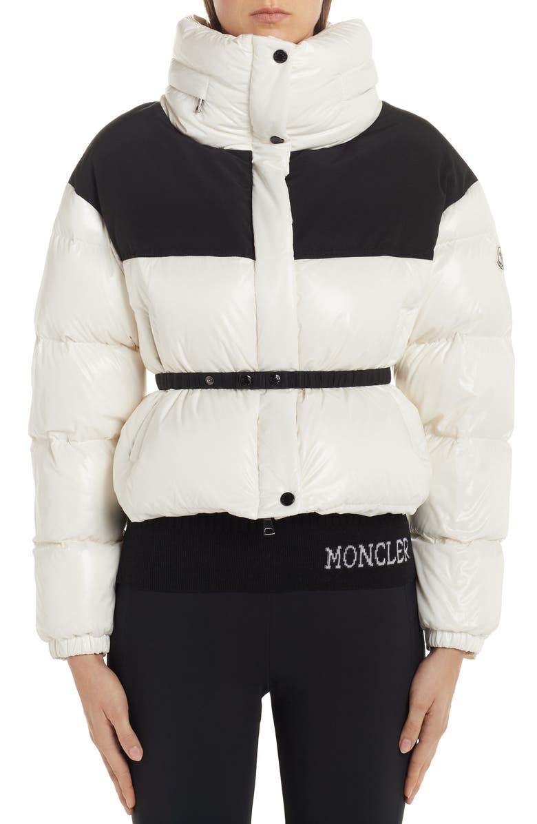 Moncler Nil Colorblock Quilted Down Puffer Jacket, Alternate, color, 