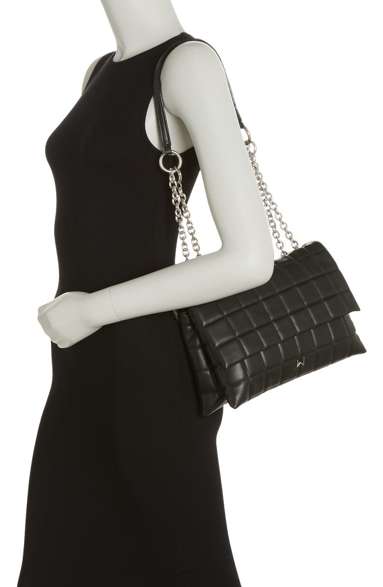 HOUSE OF WANT We Step Up Vegan Leather Lizard Embossed Shoulder Bag, Alternate, color,