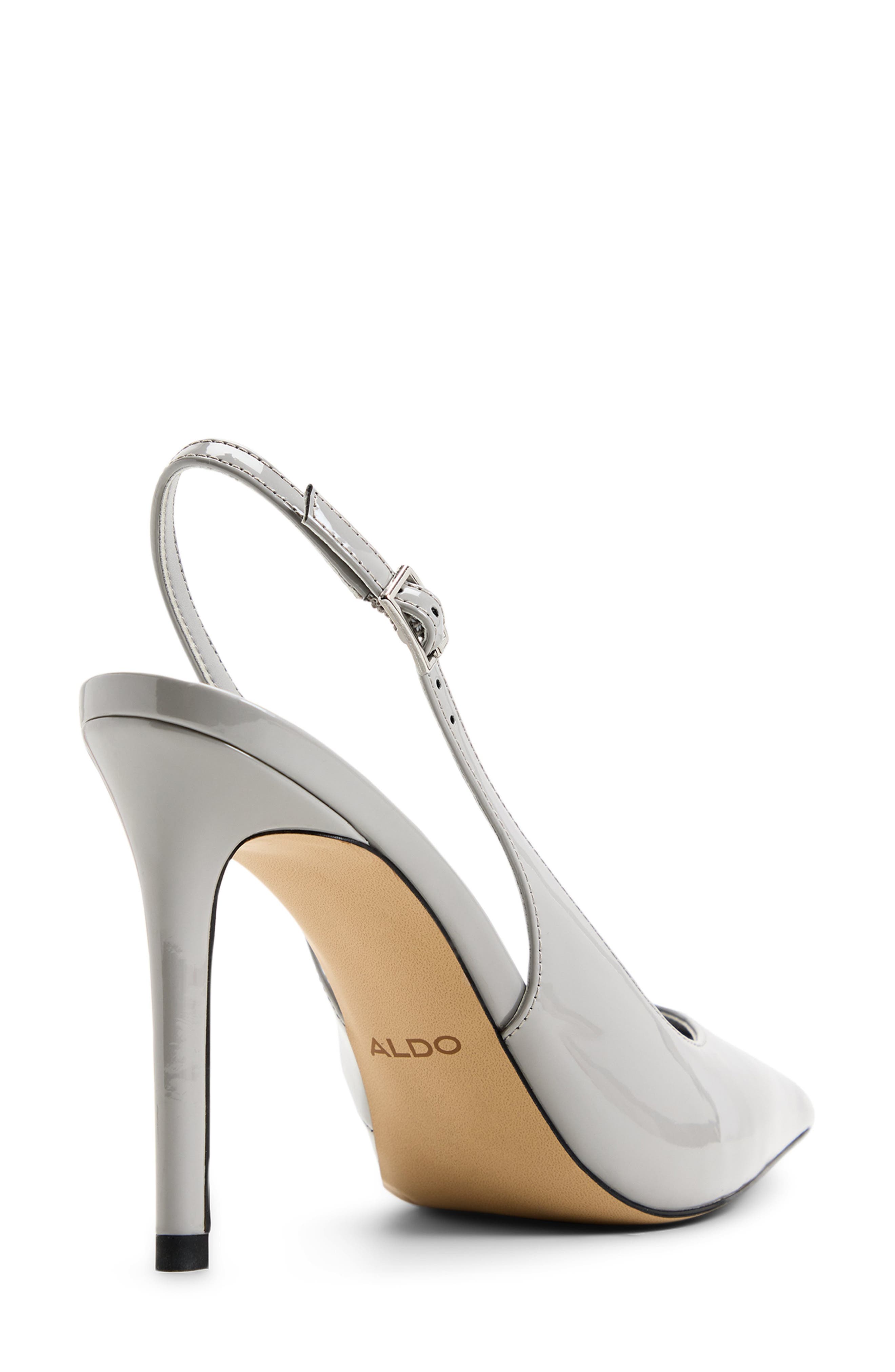 Stessy 2.0 Pointed Toe Slingback Pump, Alternate, color, LIGHT GREY