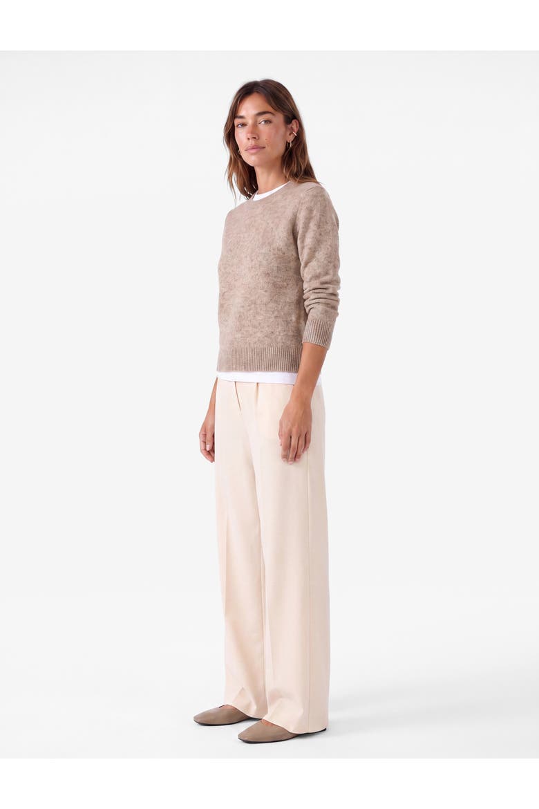 Wide Leg Trousers, Alternate, color, cream