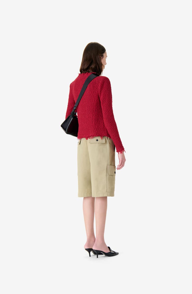 IRO Shavani Jacket, Alternate, color, Lipstick Red