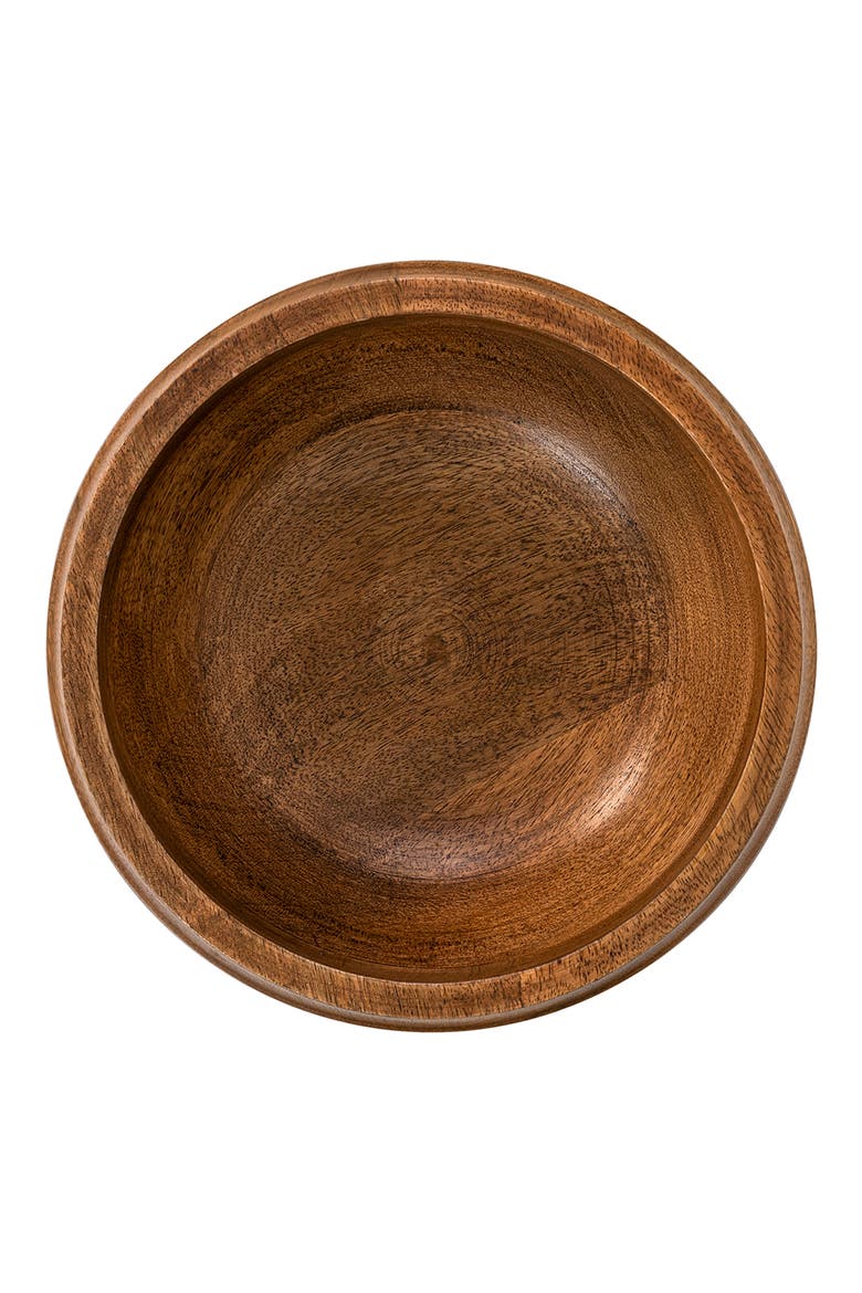 Bilbao Wood 12-Inch Serving Bowl, Alternate, color, BROWN