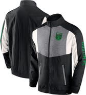 FANATICS Men's Fanatics Branded Black Austin FC Net Goal Raglan Full-Zip Track Jacket