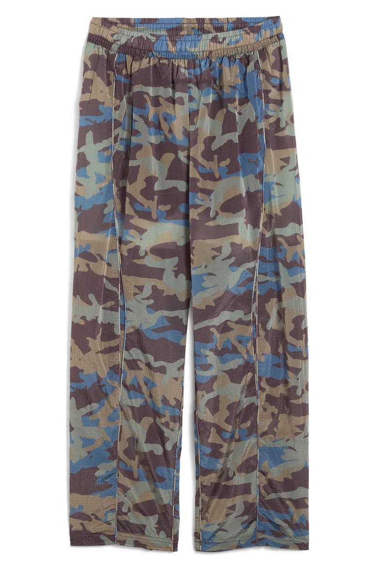 CLRT Camo Nylon Ripstop Pants, Alternate, color, RAISIN