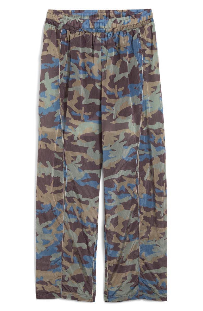 PUMA CLRT Camo Nylon Ripstop Pants, Main, color, Raisin