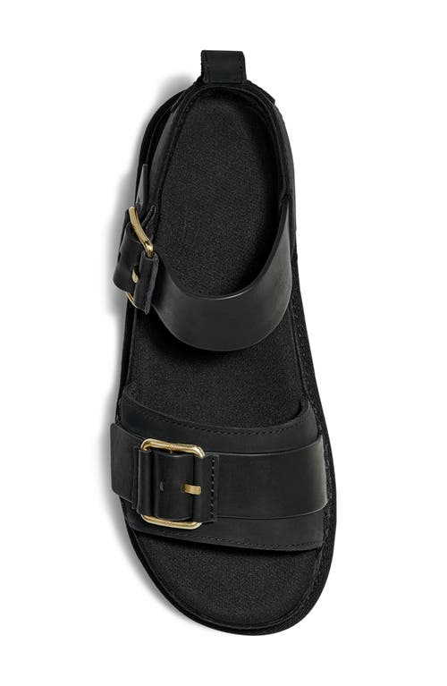 Shop Ugg(r) Goldenstar Villa Platform Sandal In Black