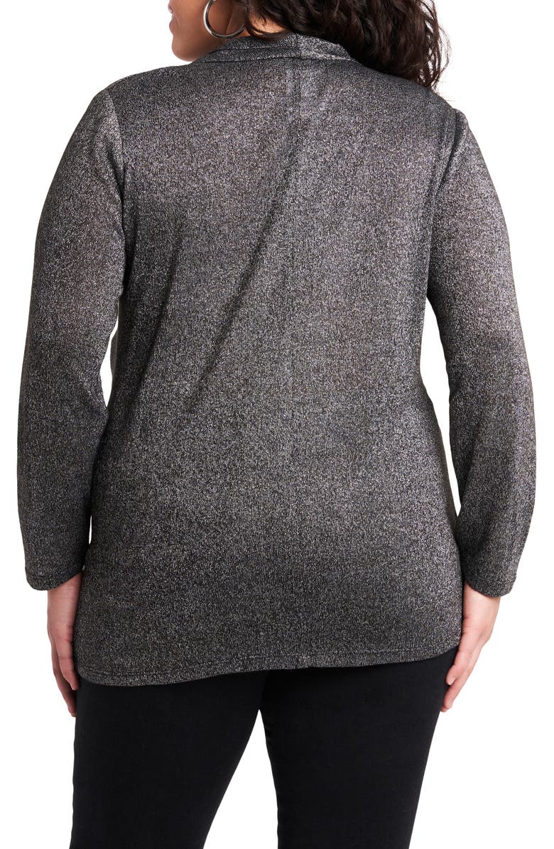 1.STATE Sparkle Knit Cross Front Top, Alternate, color, 