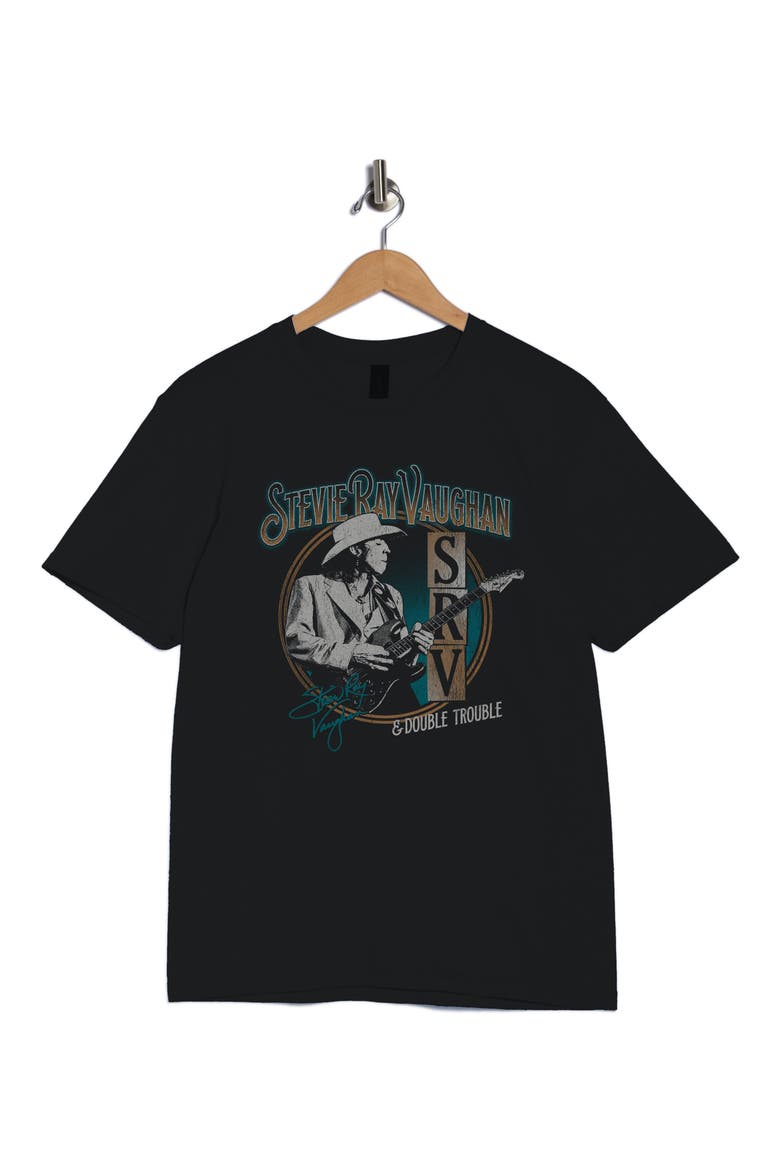 Stevie Ray Vaughan Double Graphic T-Shirt, Alternate, color, BLACK