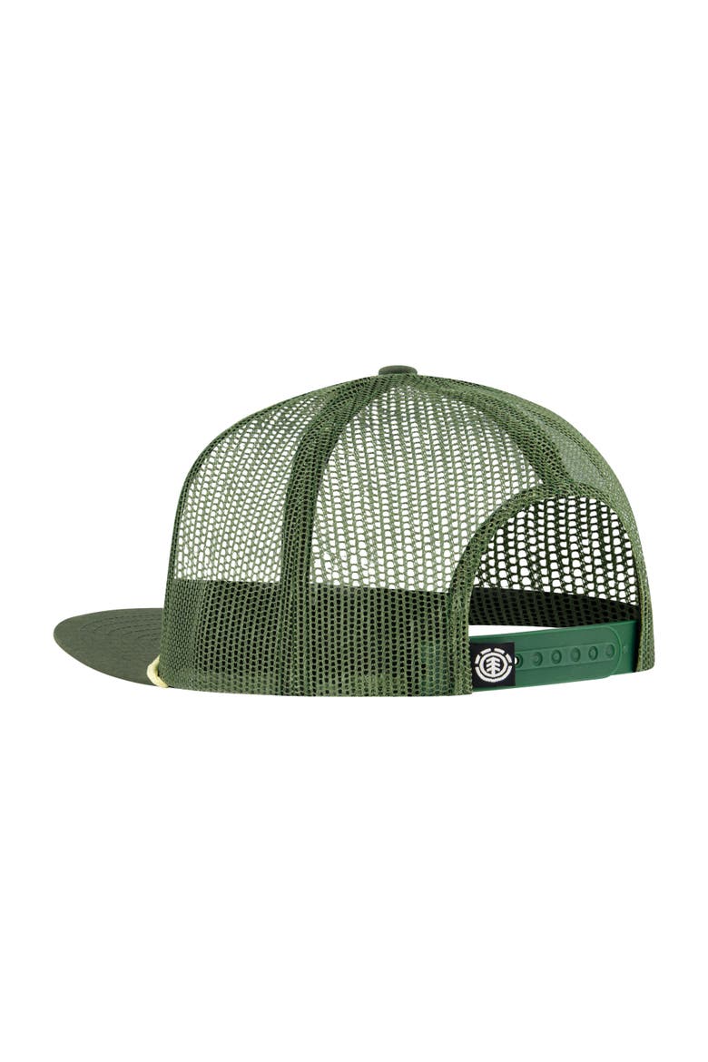 Cotton Ripstop Trucker Cap with Textured Embroidered Logo, Alternate, color, OLIVE