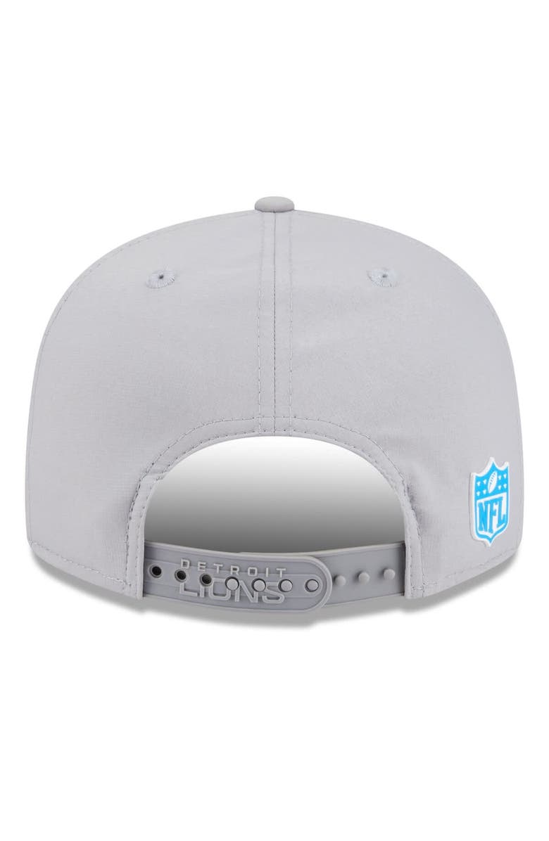 New Era Men's New Era Gray Detroit Lions 2025 Sideline  Split Panel 9FIFTY Snapback Hat, Alternate, color, Gray