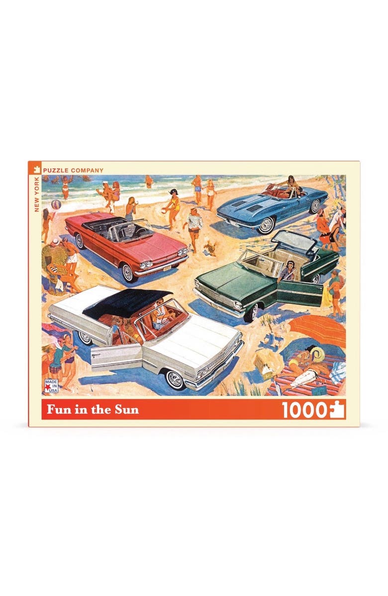 NEW YORK PUZZLE COMPANY Fun in the Sun 1000 Piece Puzzle, Main, color,