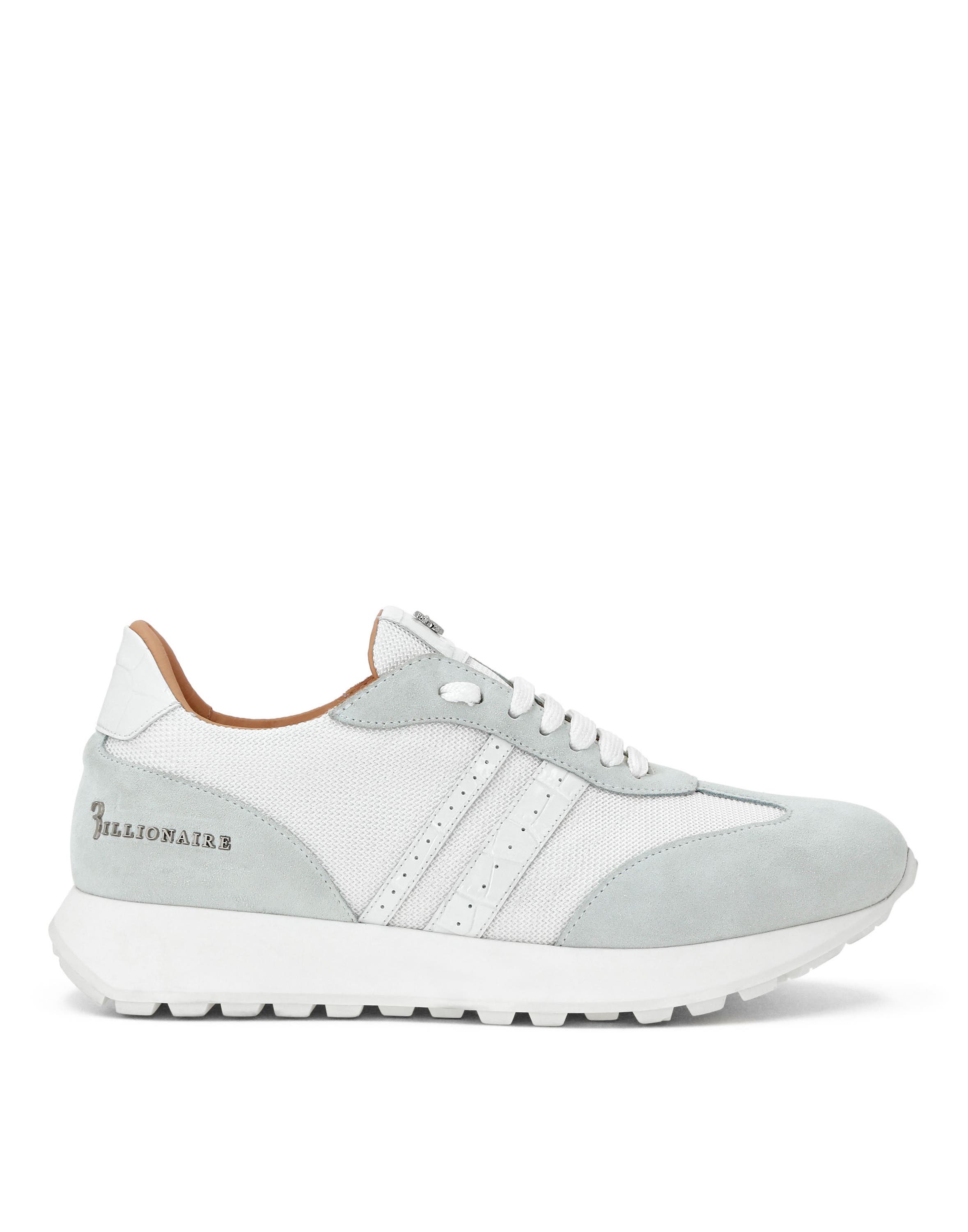 Runner Mix Logo Men, Alternate, color, white