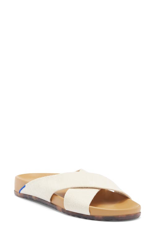Rothys The Weekend Slide Sandals In Oat