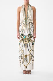 Camilla Deep Cowl Plunge Dress