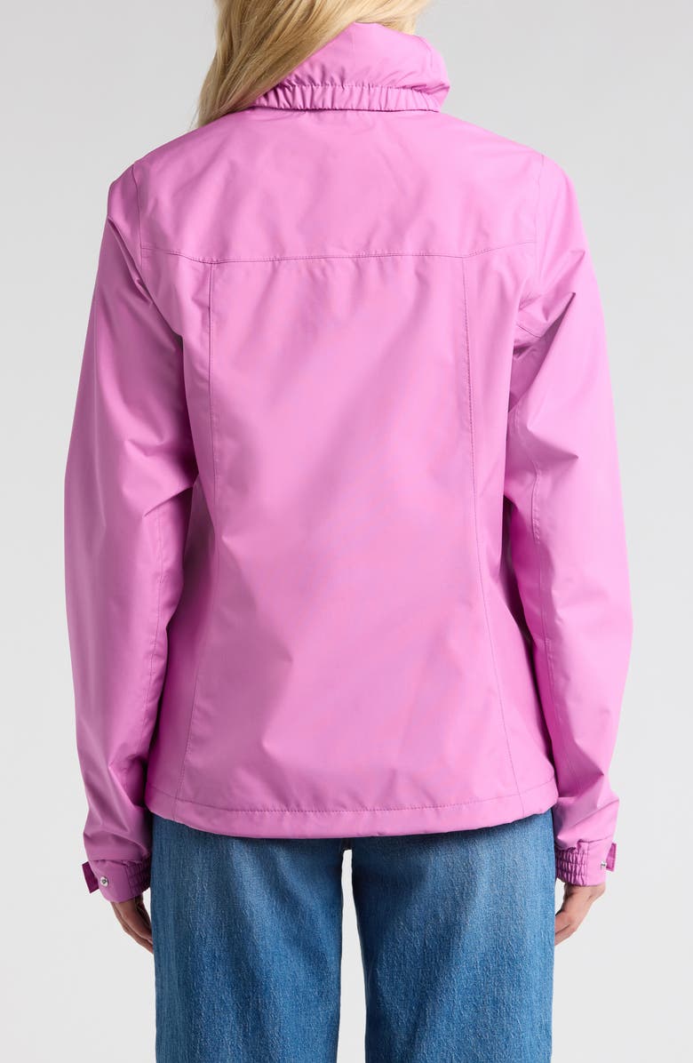 Helly Hansen Aden Waterproof Rain Jacket with Stowaway Hood, Alternate, color, Meta Pink