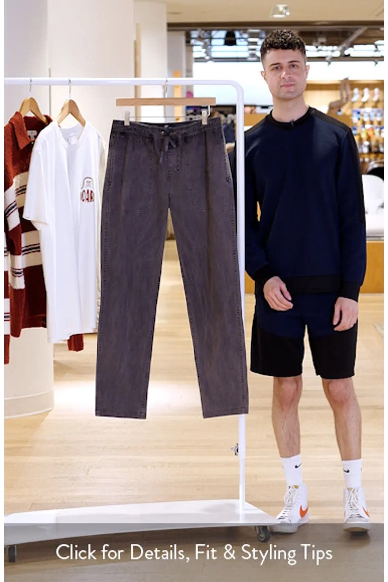 Made to Fade Stretch Cotton Drawstring Pants video