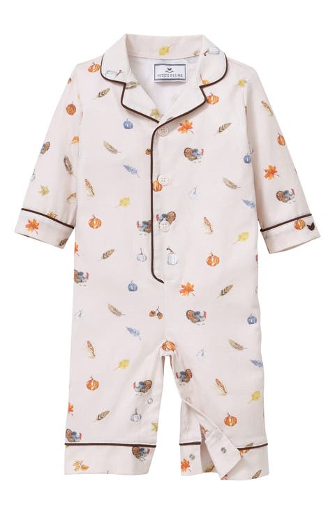 Twill Pajama Romper