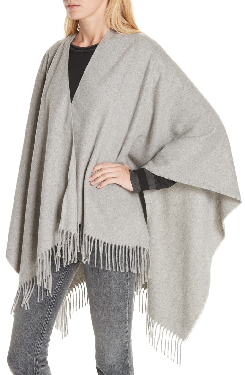 rag & bone Cashmere Poncho, Alternate, color,
